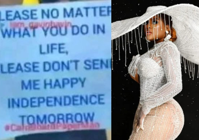 Destiny Etiko cautions people intending to send her happy Independence messages
