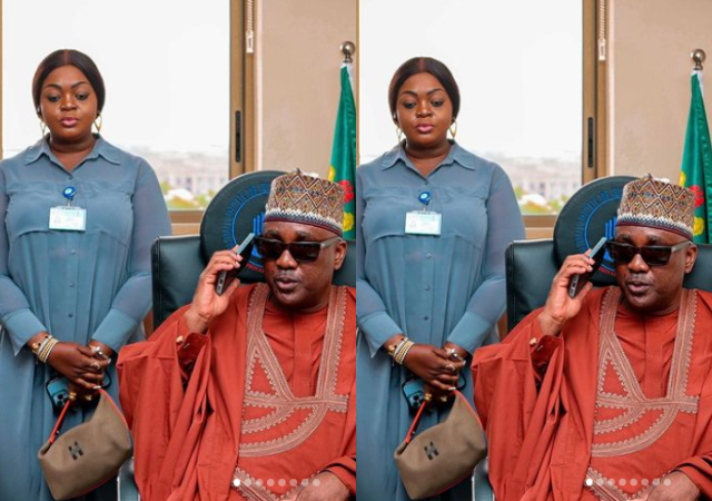 Actress Eniola Badmus resumes duty as S.A to the Speaker of house of Rep
