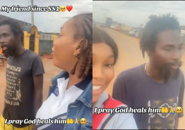Emotional moment lady meets her mentally challenged friend from SS1