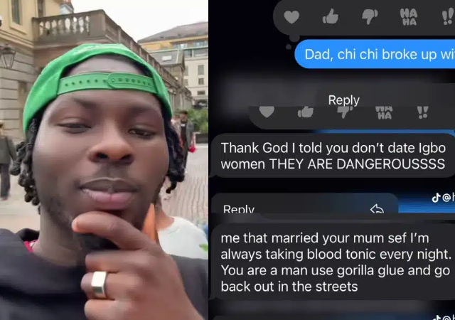 “Gorilla glue to do what” – Reactions as man reveals funny response from dad after girlfriend dumped him