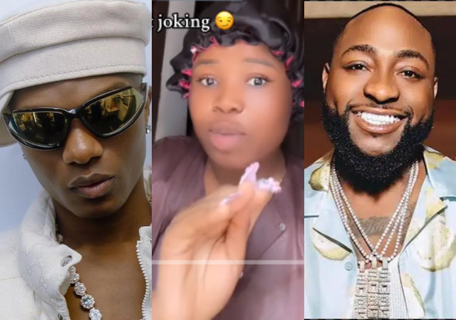 Nigerian lady pledges to sue midwives if baby loves Wizkid over Davido