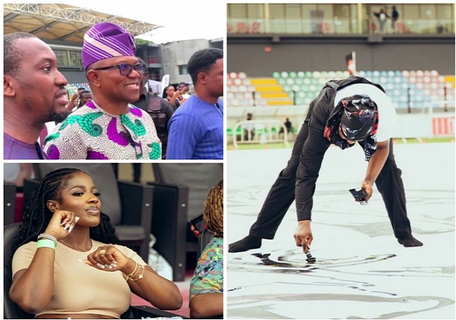 Hilda Baci, Peter Obi Present as Nigerian Doctor Breaks World Record for Largest Drawing  