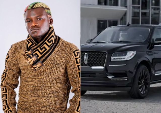 Portable rejoices as his Lincoln Navigator SUV Finally touches down in Naija