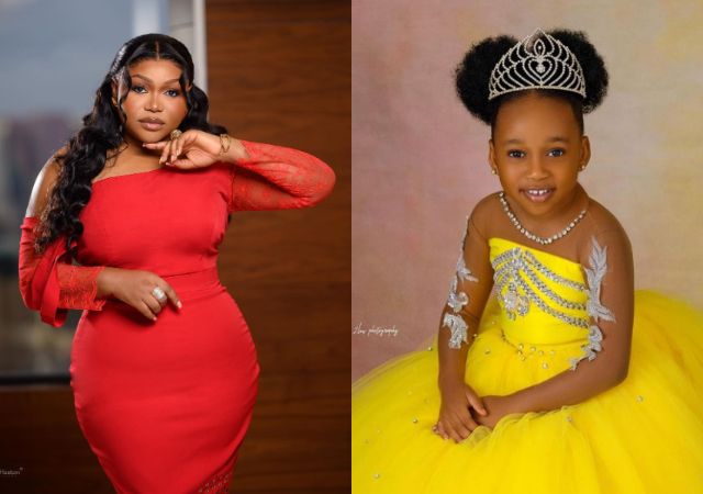 Ruth Kadiri sweetly celebrate first daughter, Reign as she clocks five