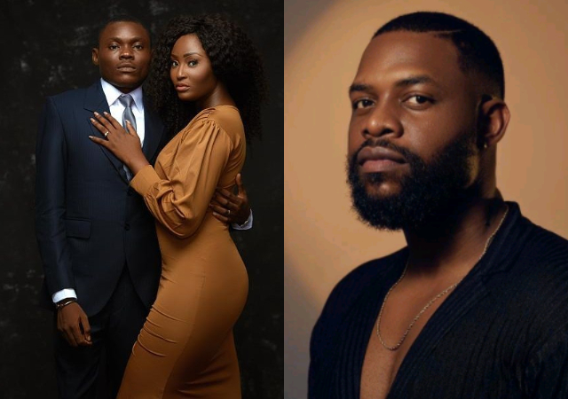 ‘If I catch you outside” – Scarlet Gomez’s husband, Temi drags Efa Iwara for marrying his wife in film