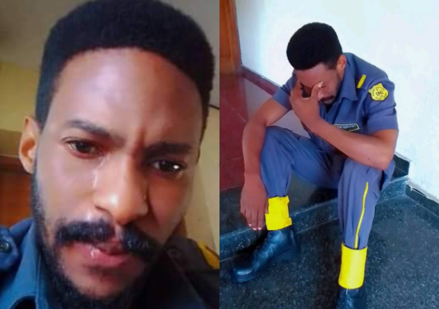 Man cries a river after fiancée dumped because he’s broke and works as a security guard