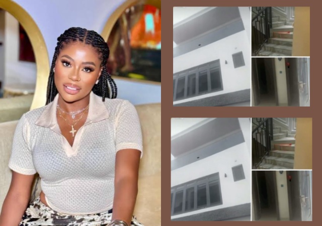 Congratulations As Sophia Momodu Shows Off New Mansion