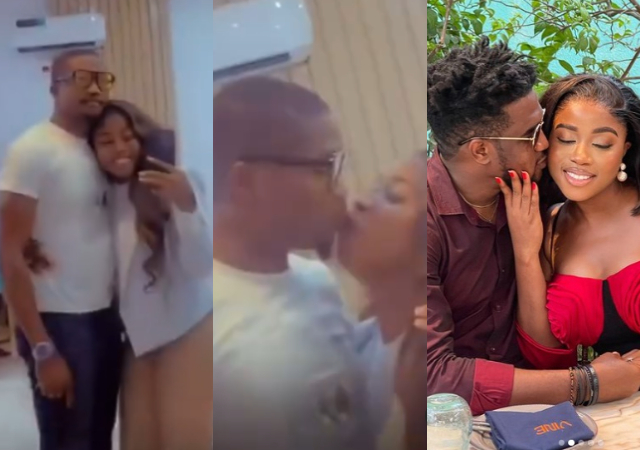 Popular Fashion Designer, Veekee James Spotted Locking Lips With Another Man