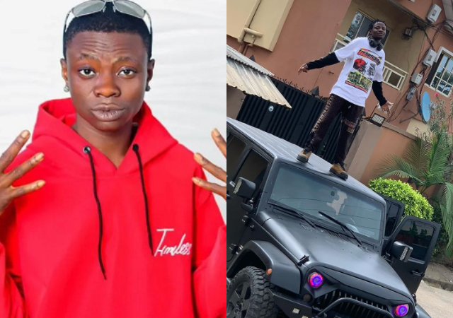 Mixed reactions as Young Duu shows off new jeep days after Portable purchased SUV