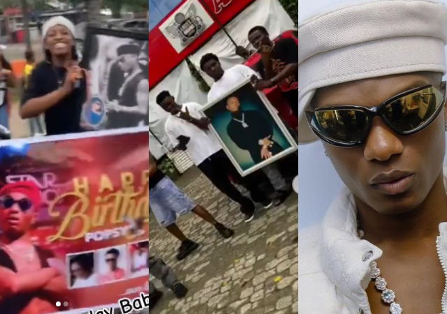 Big Wiz fans organize street rally to celebrate Wizkid 34th birthday