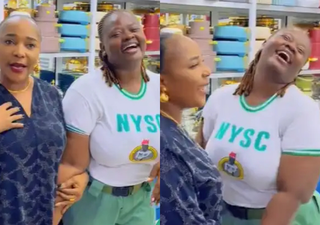 Corper rejected in many places serves at shop, gets N70k minimum wage