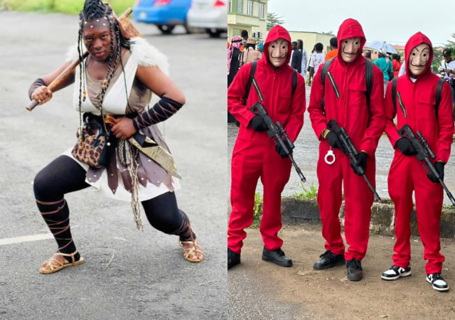 “This is fire” – FUNAAB final year students take costume day personal, rock different creative custome