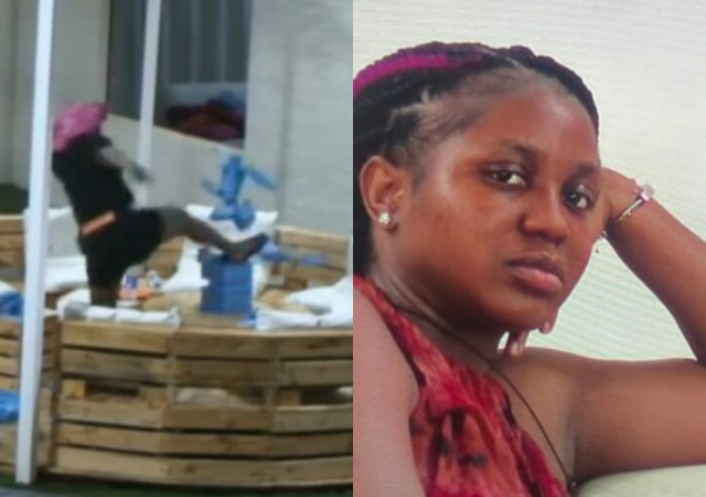 BBNaija: Handi kicks, destroys Biggie’s game during face-off with sister, Wanni