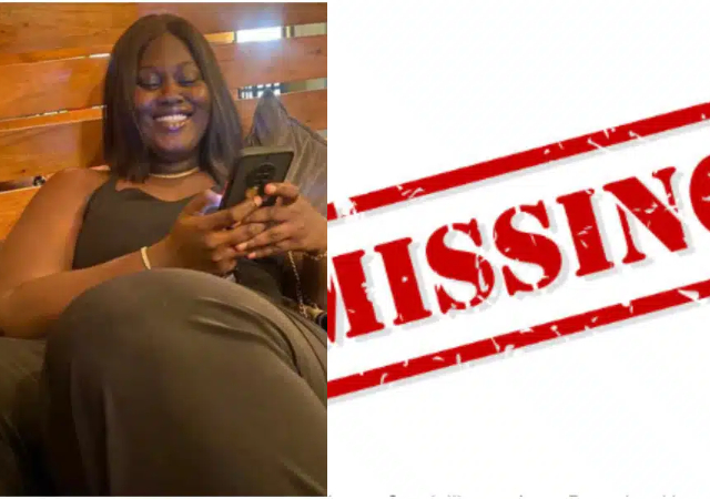 Lady has being declared missing after leaving Ibadan for Lagos