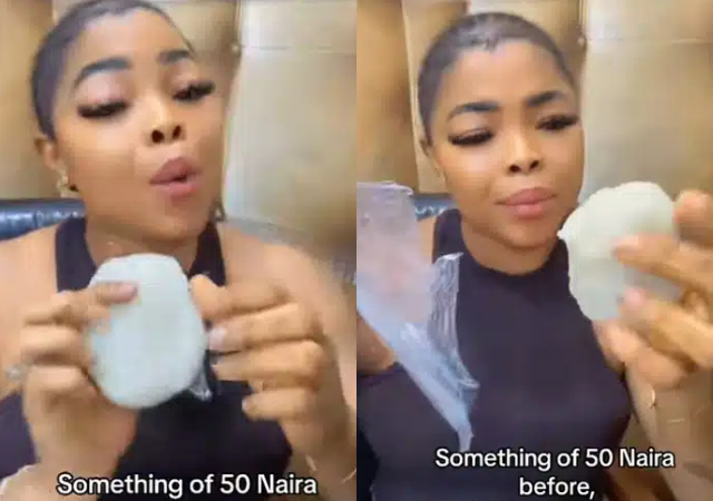 Nigerian lady laments as fufu price increases from ₦50 to ₦200
