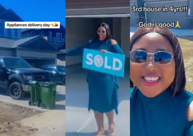 Nigerian lady buys third house in Canada in just four years