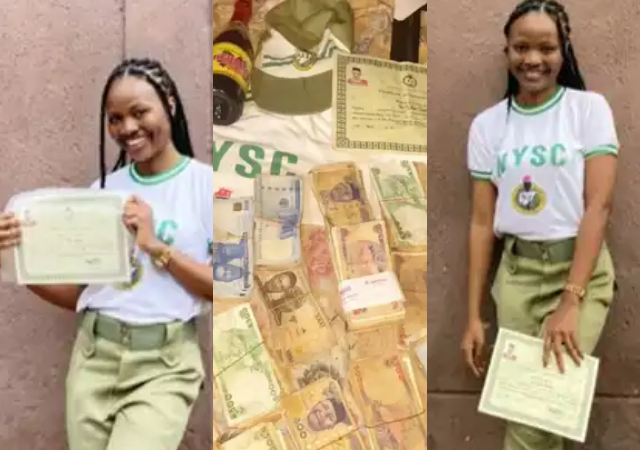 Lady gives her entire NYSC allowance of 12 months to her mother