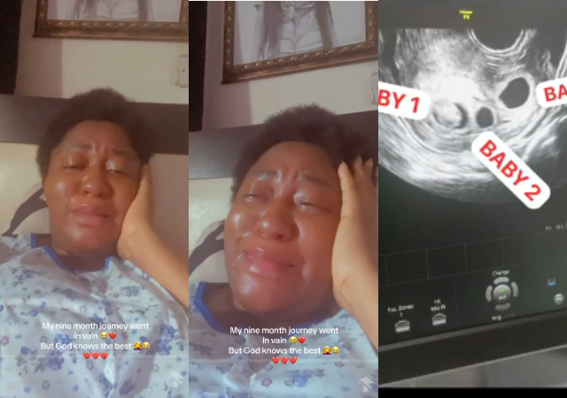 Woman cries bitterly as she loses triplets during childbirth