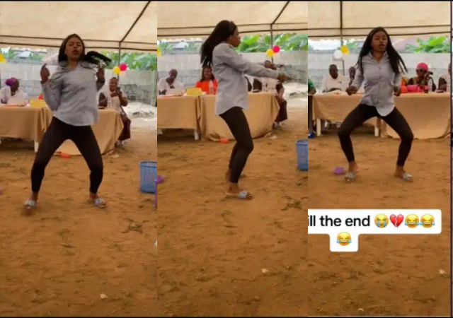 Moment mom loses ‘steeze and composure’ on dance floor at son’s graduation