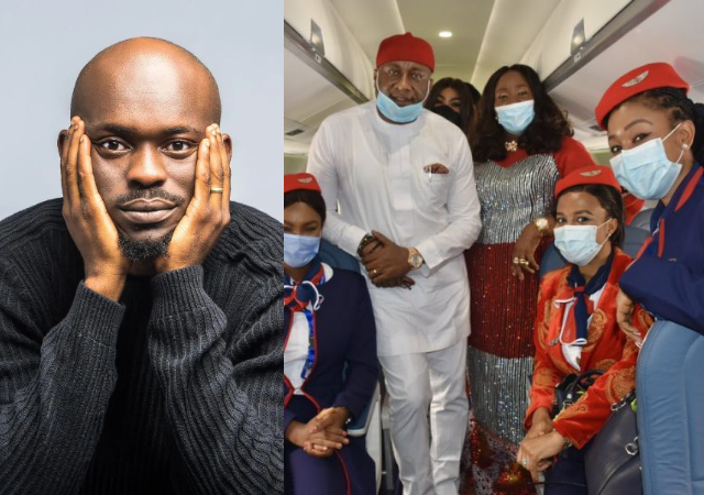 “Sell your aircrafts and do POS”- Mr Jollof calls out Air Peace over constant flight delay