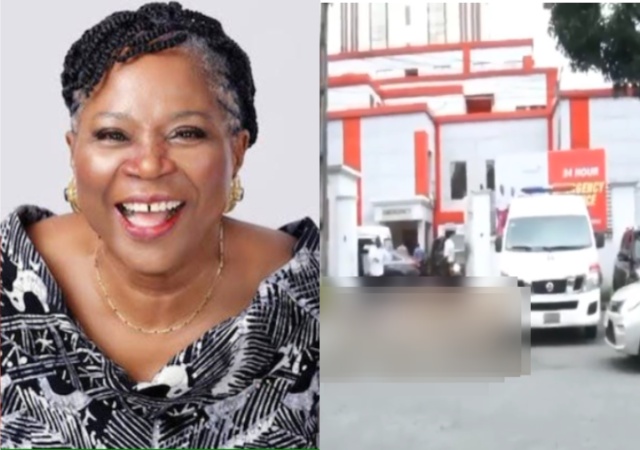 Moment Onyeka Onwenu’s Remains Was Spotted Moving Out from Reddington Hospital Following Sudden Demise