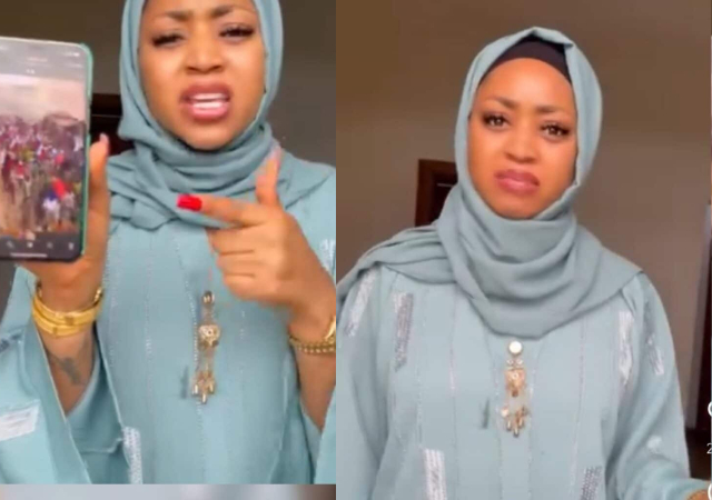 social Media users Drags actress Regina Daniels for ranting against #EndBadGovernance protesters in the north