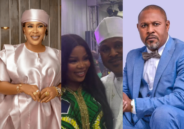 Nollywood Actor Saidi Balogun storms ex-wife, Faithia Williams’ father’s burial