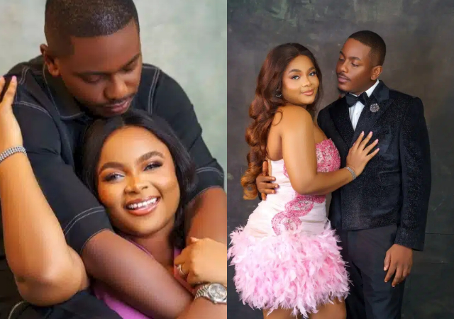 Timini Egbuson and Bimbo Ademoye raises eyebrows as they share loved-up photos