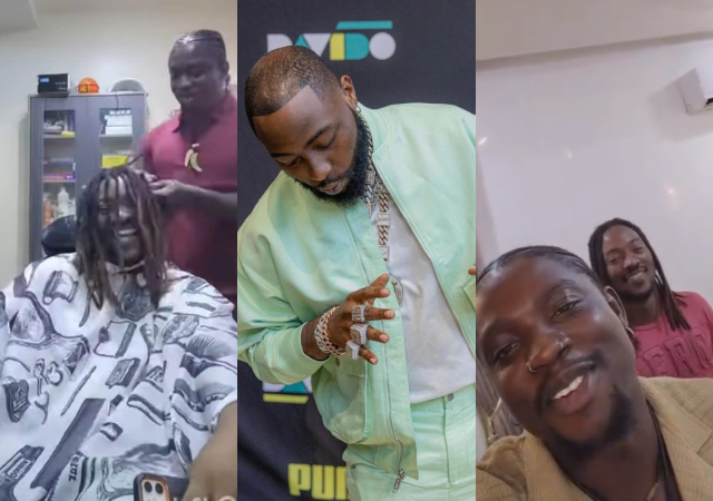 Make una forgive Dammy Krane oh”- VeryDarkMan begs 30BG fans; gives him free haircut