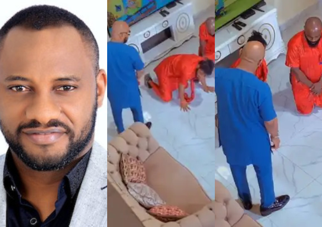 “Yul Edochie shooting movie in my house”- Man excited as he shares video