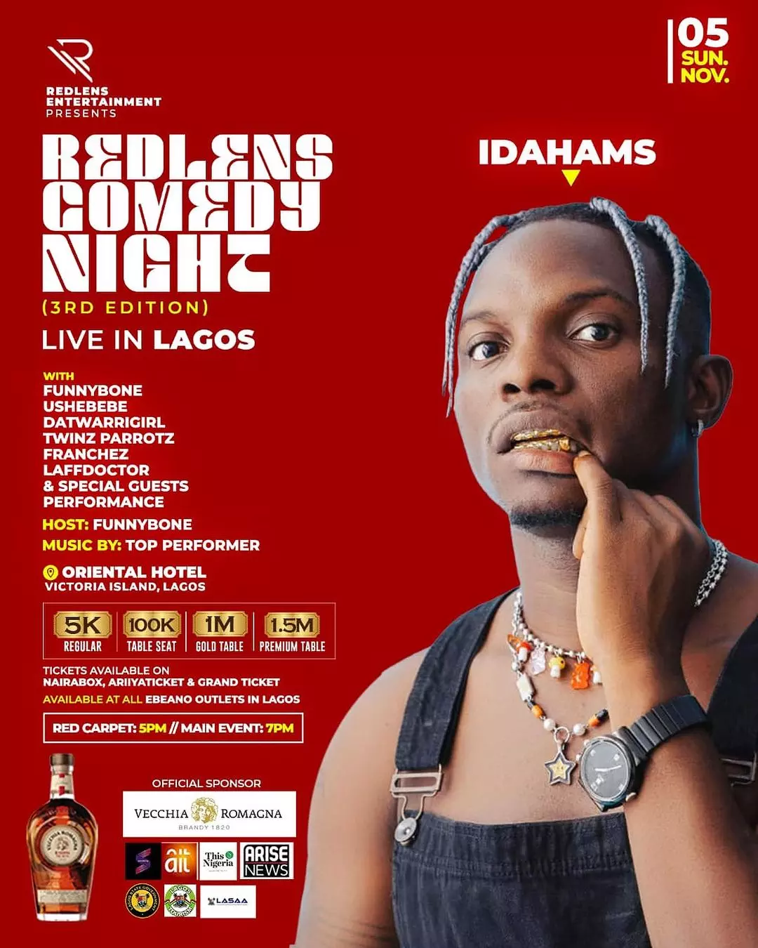 REDLENS COMEDY NIGHT - LIVE IN LAGOS
