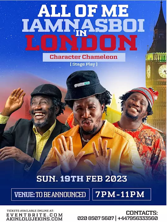 IAMNASBOI LIVE IN LONDON
