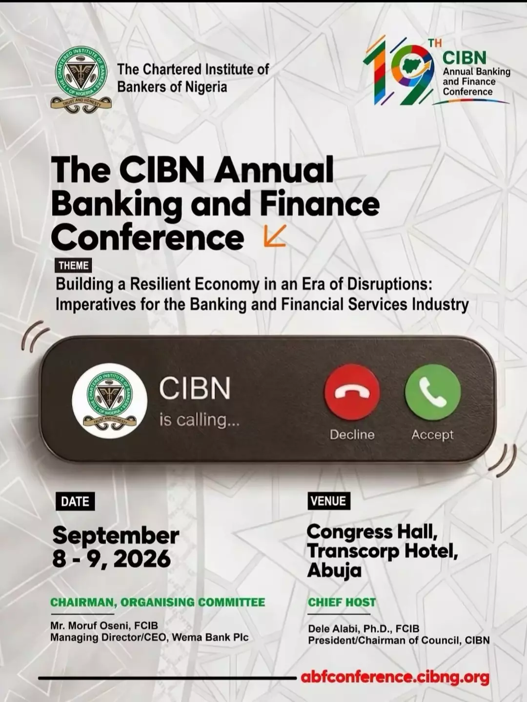 CIBN Annual Banking and Finance Conference 2026 – Chartered Institute of Bankers of Nigeria (CIBN)