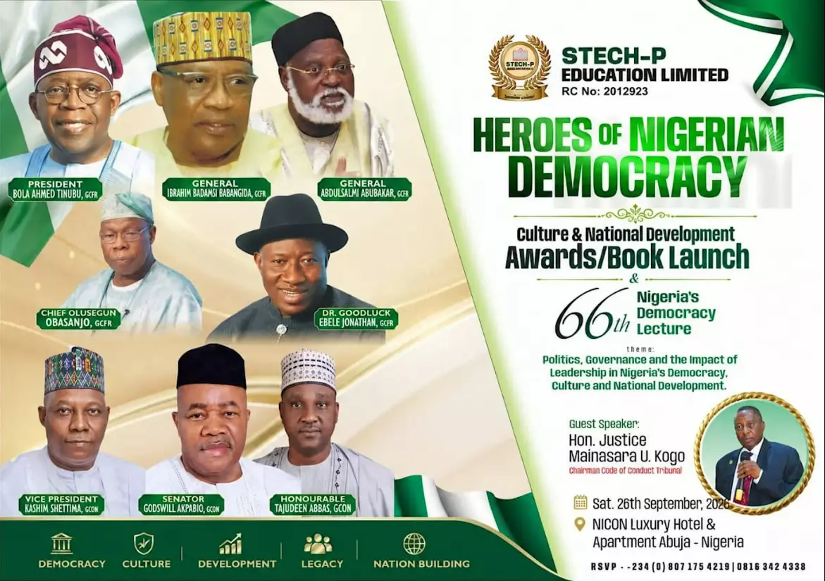 Heroes of Nigerian Democracy – Book Launch & Nigeria’s 66th Democracy Lecture