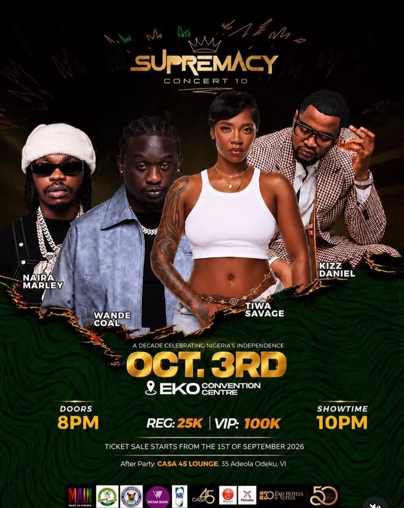 Supremacy Concert 10  by MAIN (Made In Nigeria)