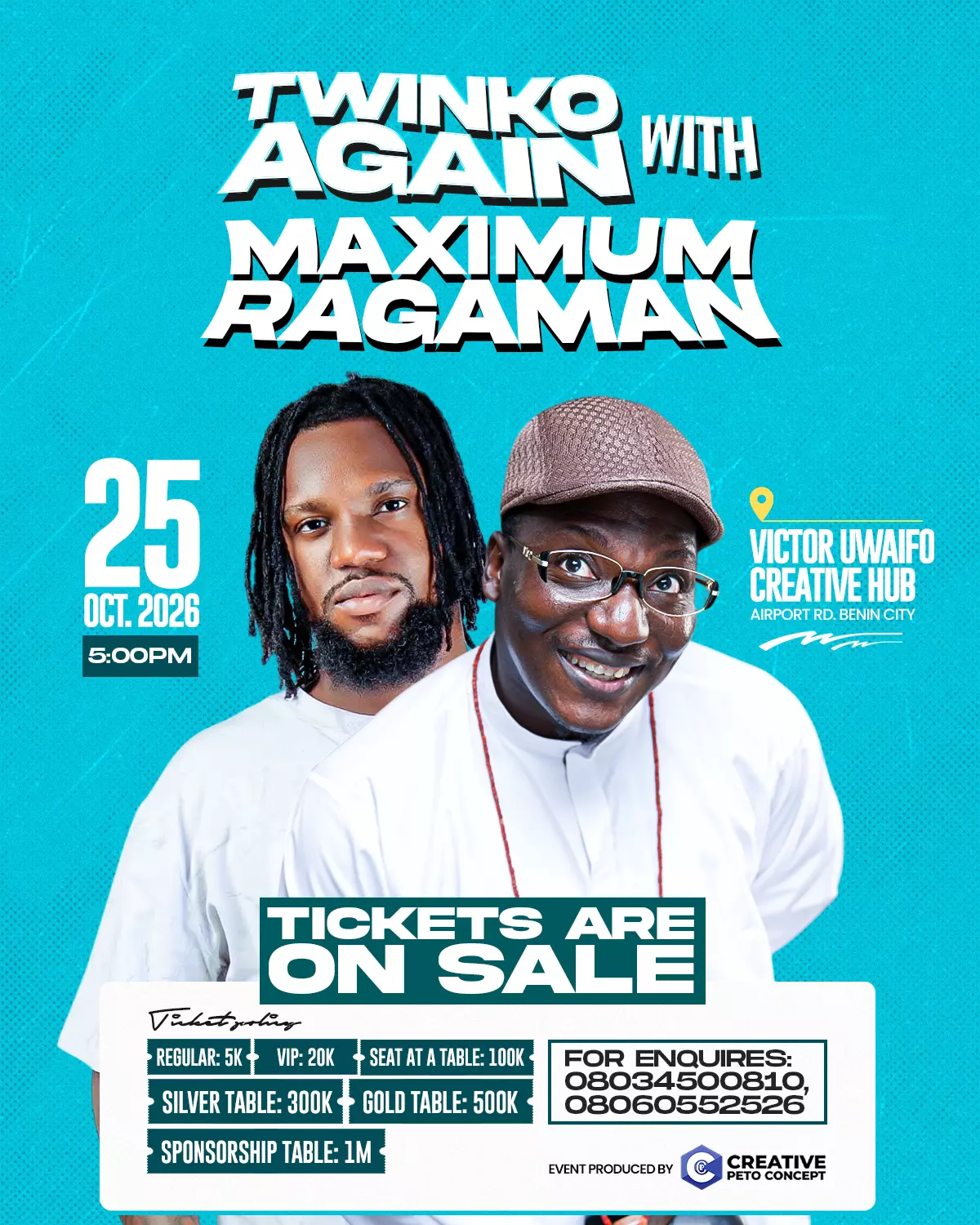 Twinko Again with Maximum Ragaman-by Creative Peto Concept