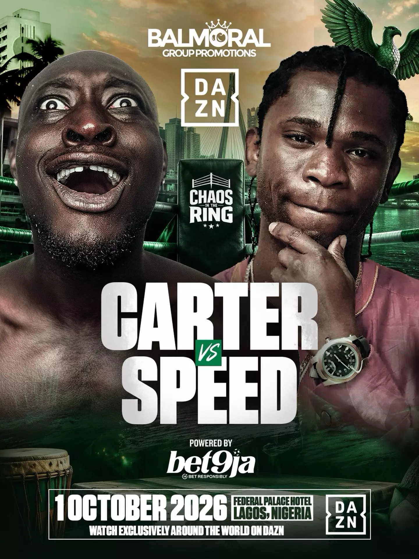 CARTER VS SPEED DARLINGTON  – CHAOS IN THE RING