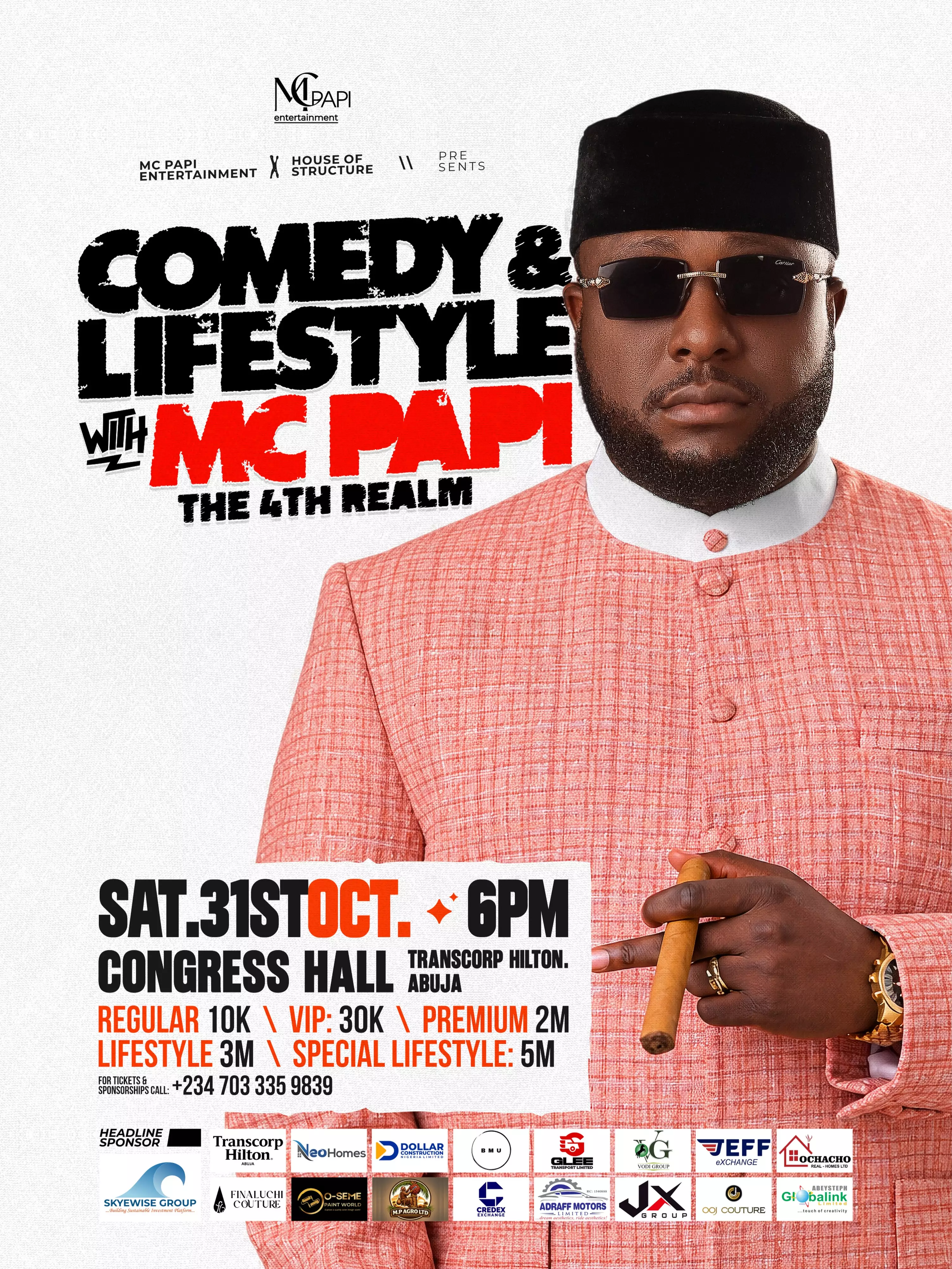 COMEDY N LIFESTYLE WITH MC PAPI – THE 4th REALM