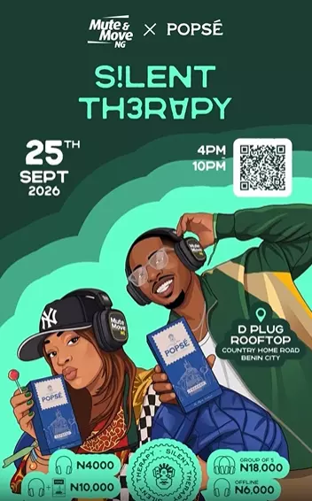 MUTE & MOVE NG × POPSÉ PRESENTS: SILENT THERAPY