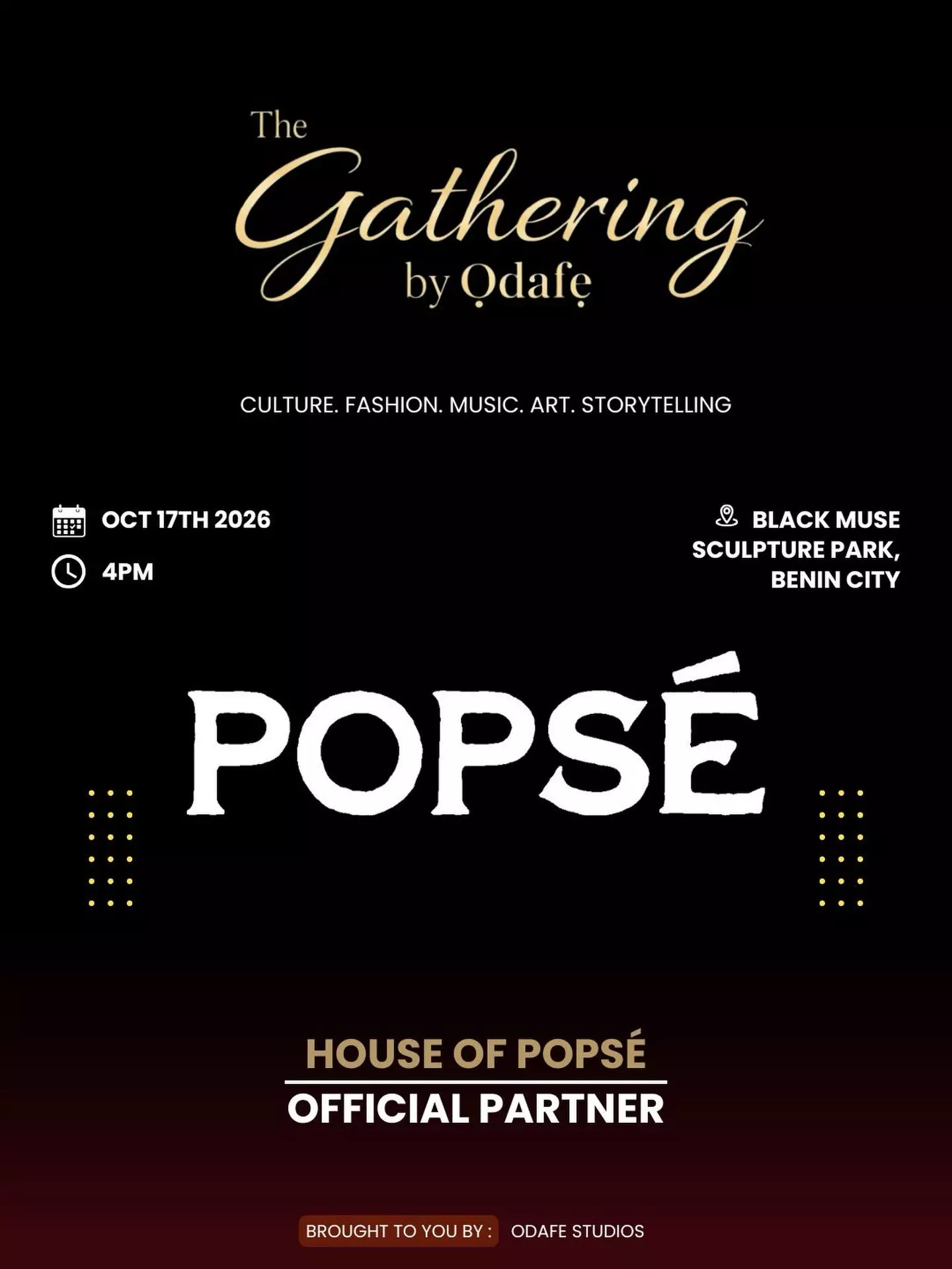 THE GATHERING BY ODAFE: POPSÉ