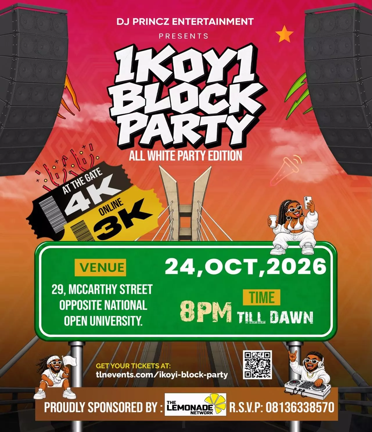 IKOYI BLOCK PARTY — ALL WHITE PARTY EDITION