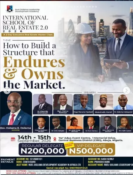 INTERNAL SCHOOL OF REAL ESTATE 2.0 –  2026