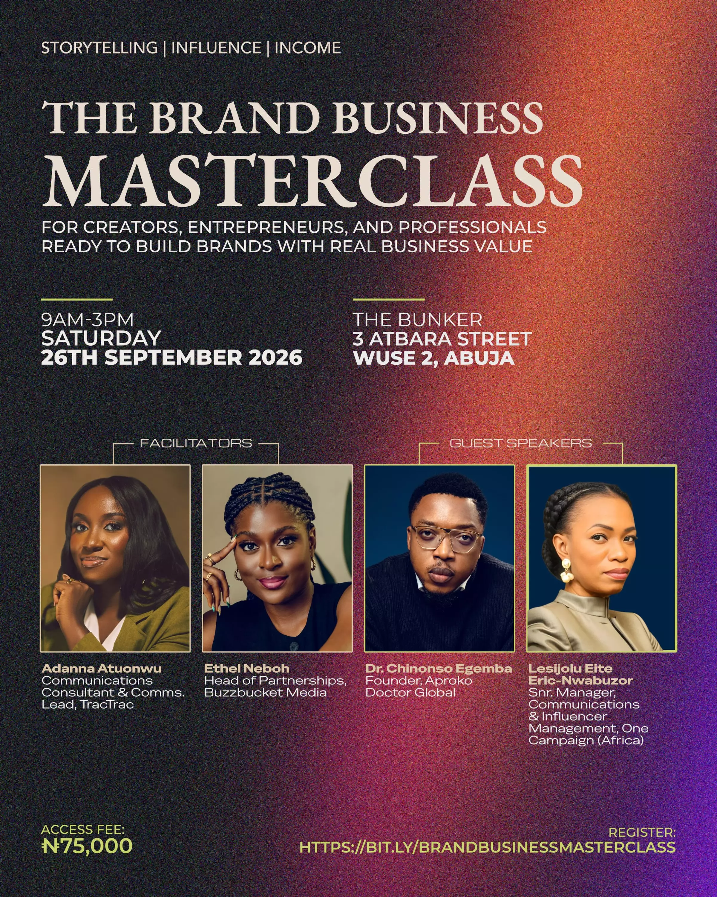 THE BRAND BUSINESS MASTERCLASS
