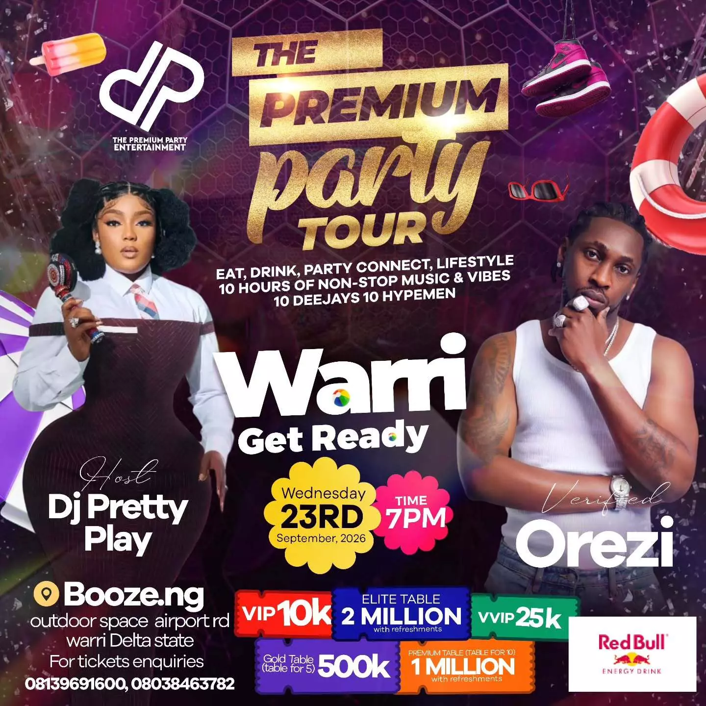 THE PREMUIM PARTY TOUR — WARRI & BENIN