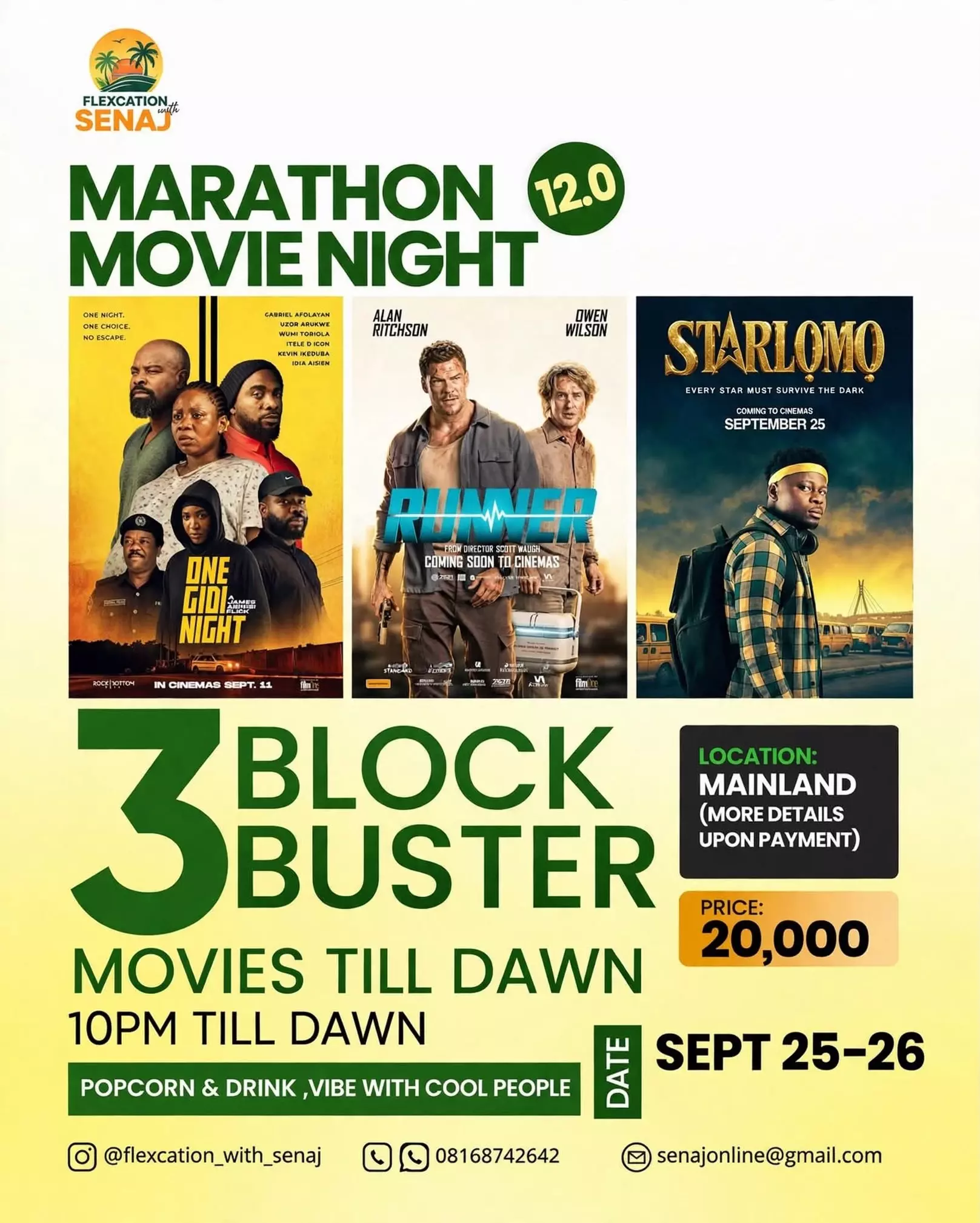 MARATHON MOVIE NIGHT 12.0
