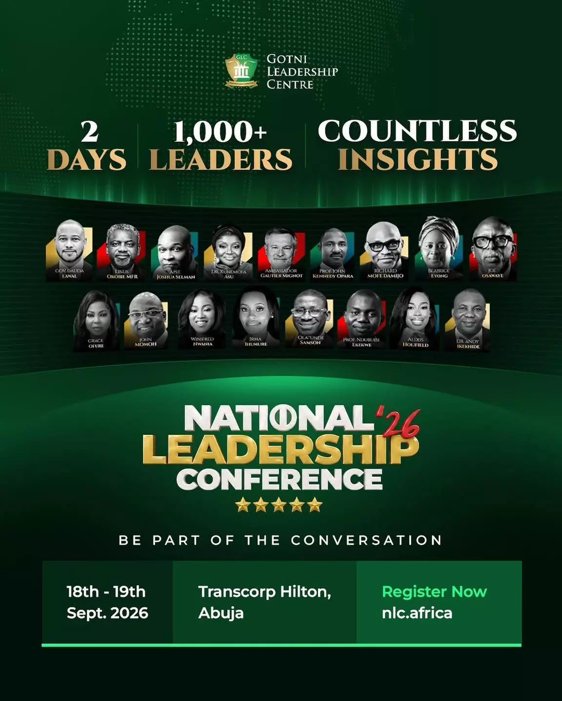 NATIONAL LEADERSHIP CONFERENCE 2026 — GOTNI LEADERSHIP CENTRE