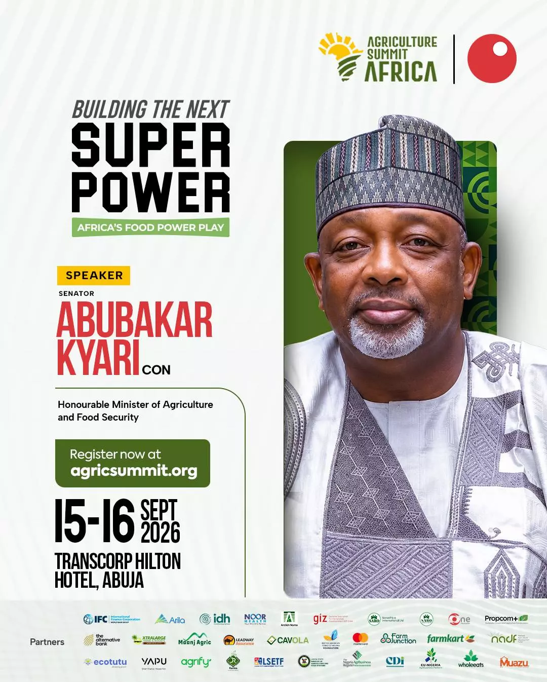 AGRICULTURE SUMMIT AFRICA 2026 – BUILDING THE NEXT SUPERPOWER