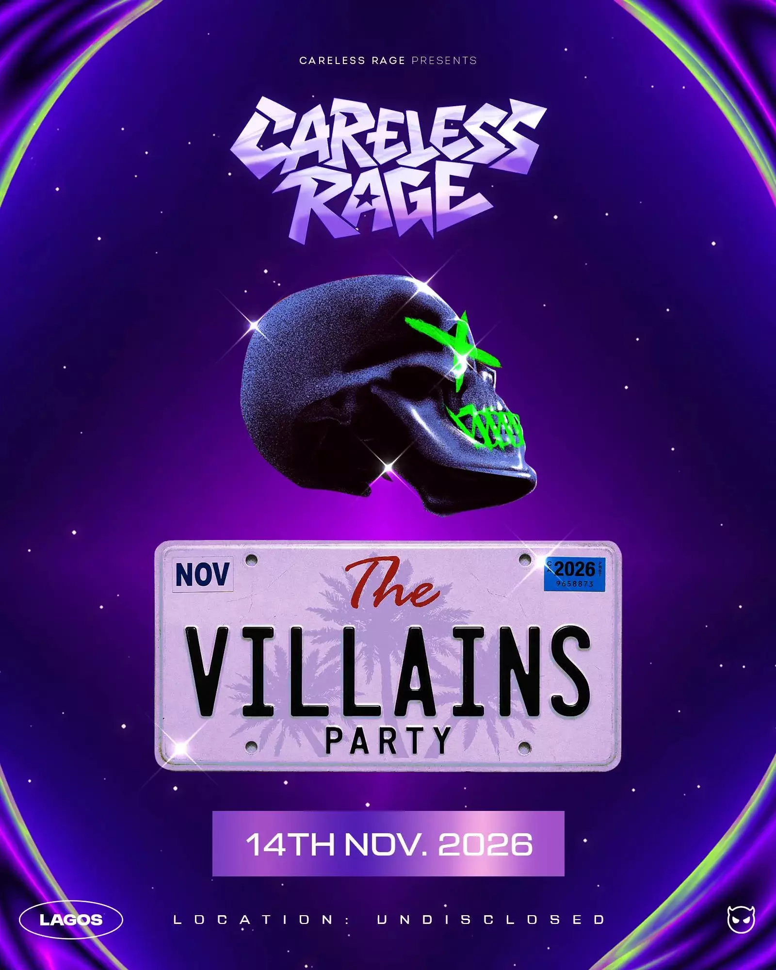 THE VILLAINS PARTY-CARELESS RAGE PRESENTS