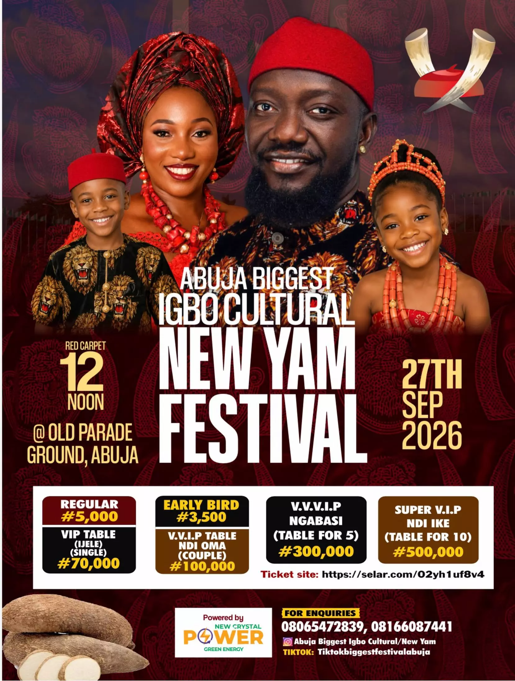 ABUJA BIGGEST IGBO CULTURAL NEW YAM FESTIVAL 2026