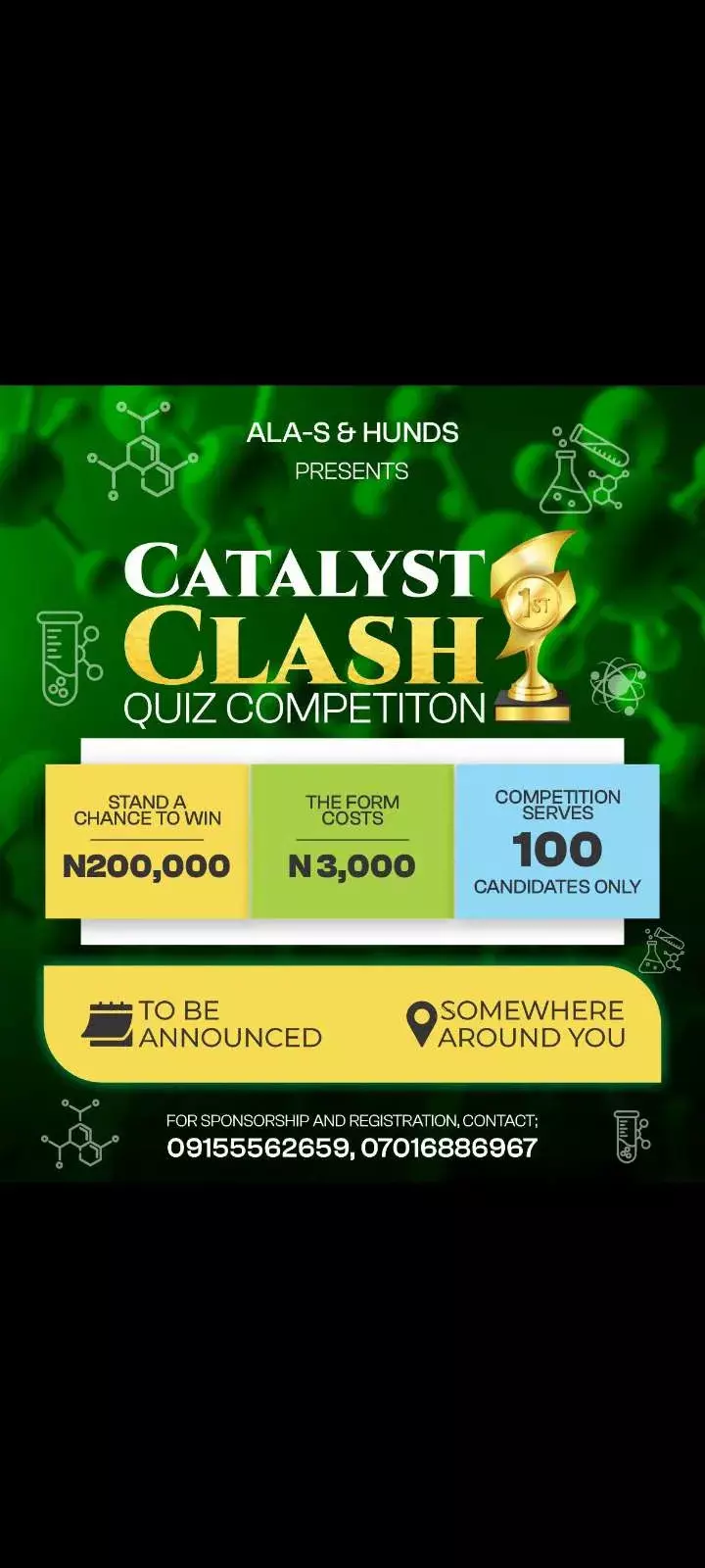 CATALYST CLASH QUIZ COMPETITION